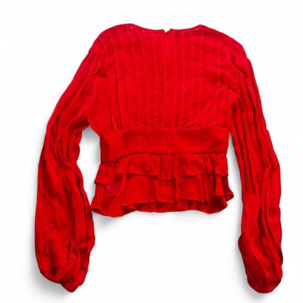 FARM Rio Scarlet Layered Blouse - Picture 5 of 6